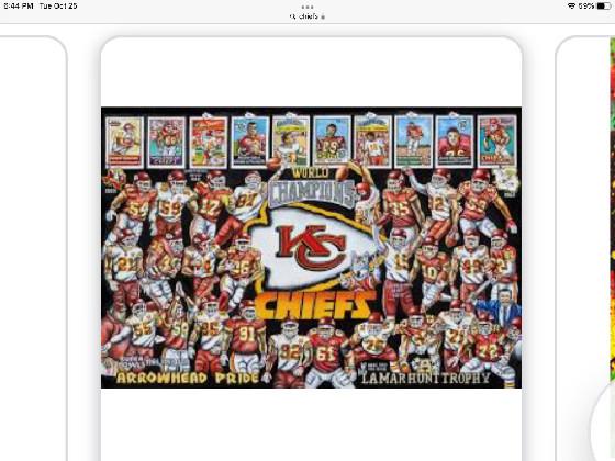 Chiefs cards/history