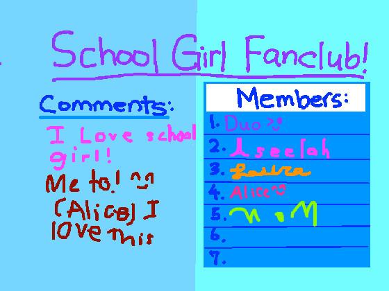 School Girl Fanclub  1 1