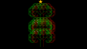 Snowflake AI fractal tree