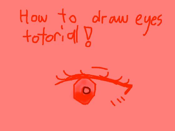 How to draw anime eyes! ✨✨👾