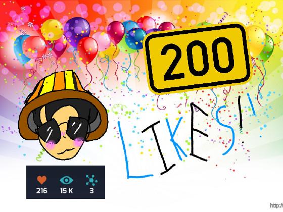 200 likes!