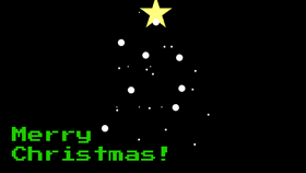 Merry Christmas ( AI fractal Christmas tree )