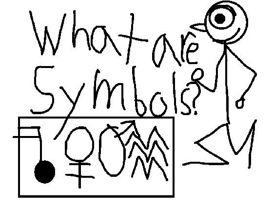 What are symbols?