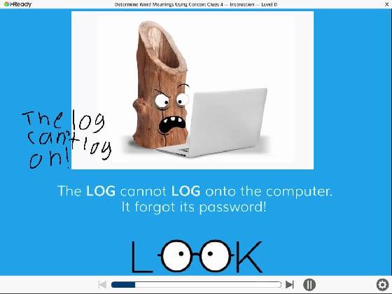 The log cant log on!