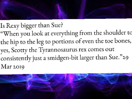 Sue important facks