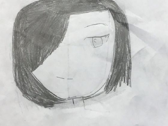 my first anime drawing