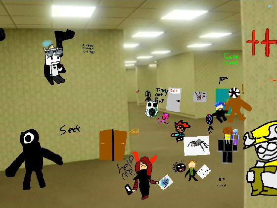 Add ur oc in backrooms and roblox doors 1