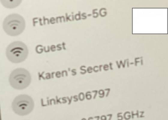 karens secret wifi