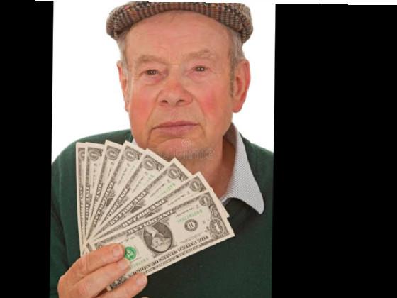 grandpa gets money