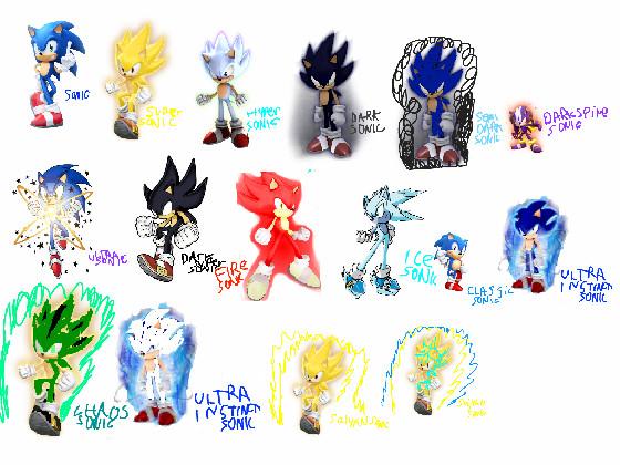 Sonic Forms Comparison