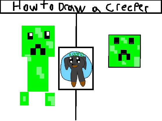 How to Draw a creeper