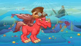 the detective Dragon under water