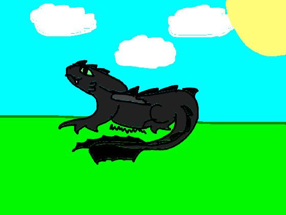 Toothless vore 1