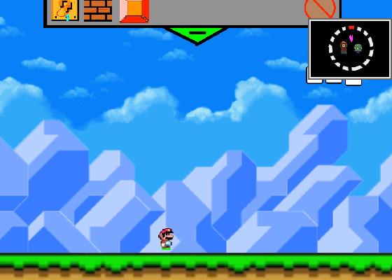 Buggy super mario 1D land