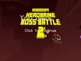 Herobrine boss battle 2