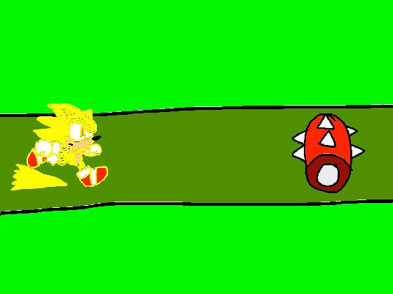 Sonic DASH + playing as Super Sonic