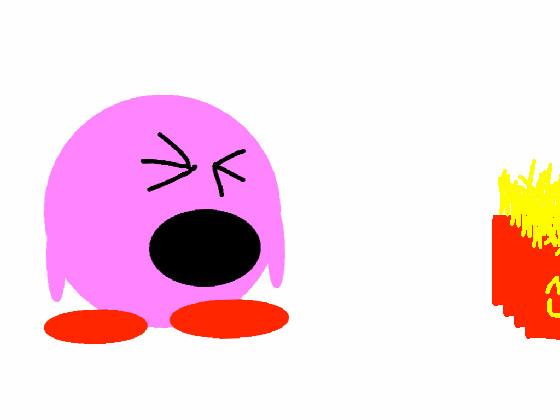 Kirby eats Mcdonalds