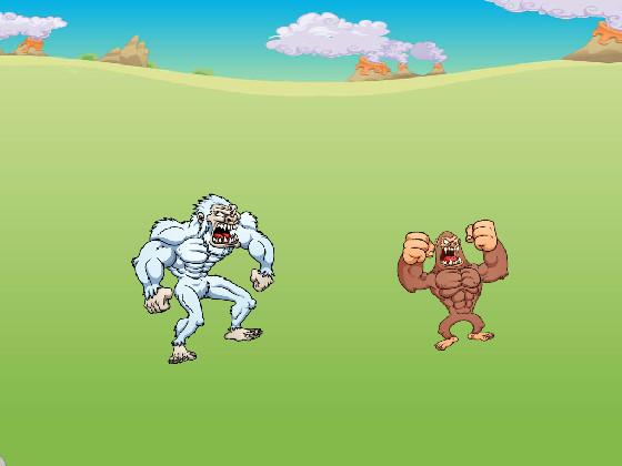 the fight of bigfoot vs yeti