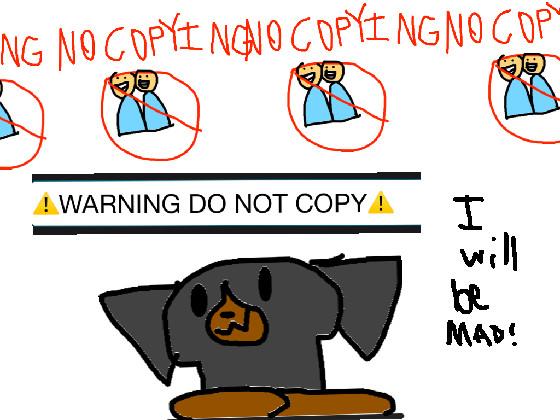 Don’t copy ANYTHING I MAKE