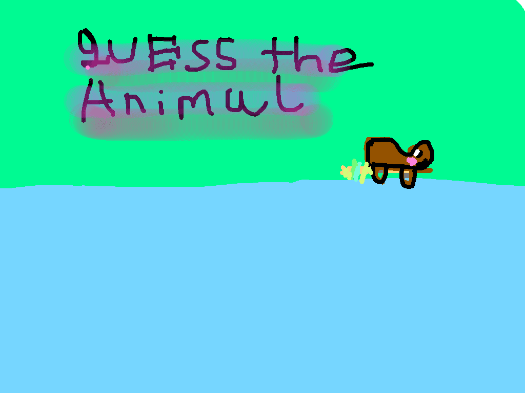 Guess the Animals!(New!!!!!