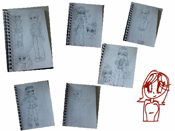 My drawings on paper!