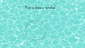 How to draw a narwhal.