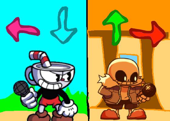 FNF Cuphead/Sans Test 1