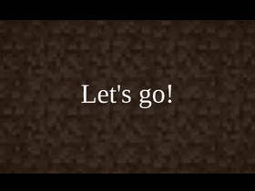 Minecraft loading screen