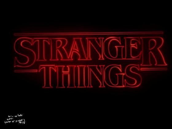 STRANGER THINGS 1