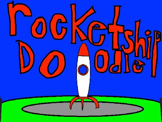 Rocketship doodle