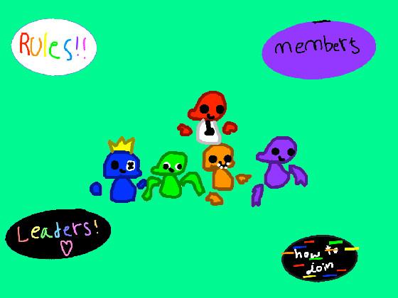 Rainbow freinds club! 1