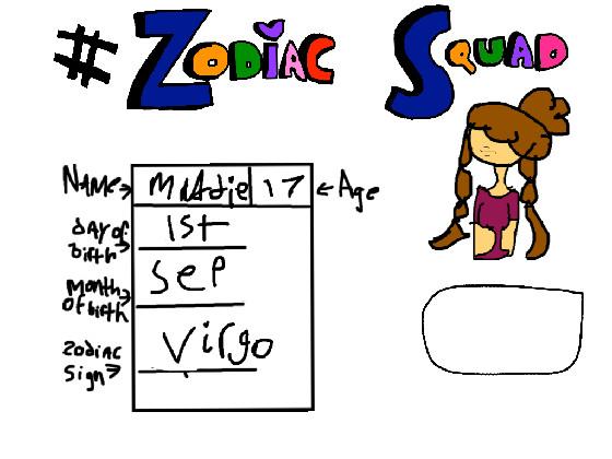 Zodiac Squad Signup 1