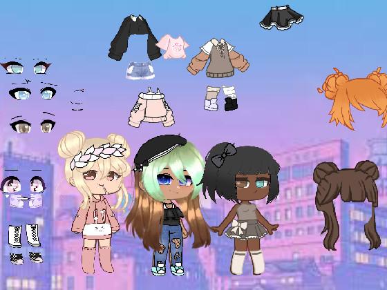 Gacha dress up! 🫶🏼💕☁️⚡️ 1 1 1