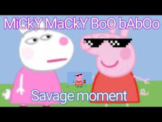Peppa Pig Mickey Mackey Boo Ba Boo😁😁😁🦄 1 2 1