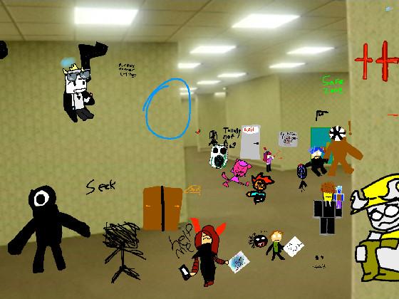 Add ur oc in backrooms and roblox doors 1 1