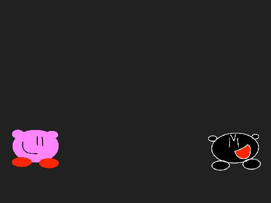 kirby and shadow mooties fight-with sans music hard 1