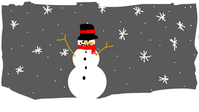 Merry Christmas! From: Mr. Snowman