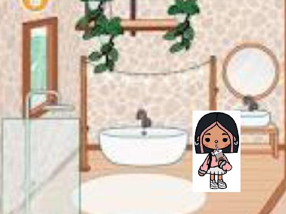 her bathroom