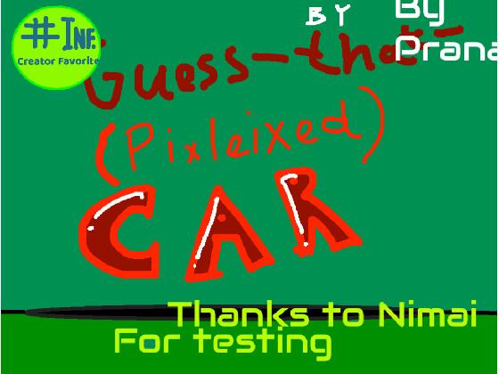 Guess that car!