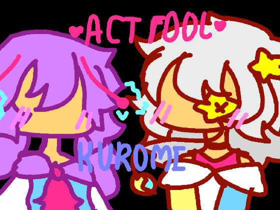 • Act fool || Raiin 🌧️🌠 x nikkii 🌌