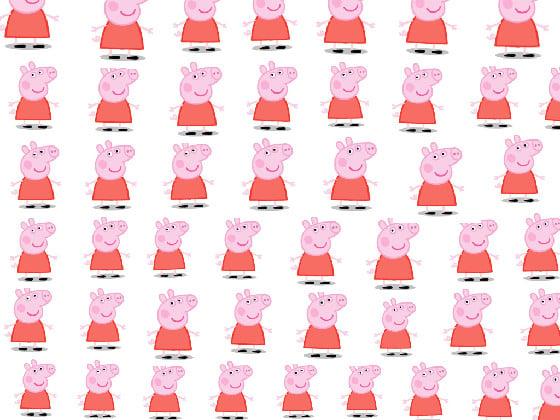 Peppa Pigs (tap them)😂