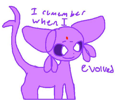 espeon’s evolve