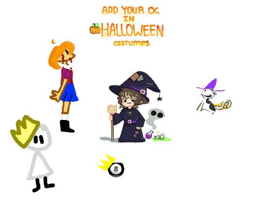 Add Your Oc (Halloween)  sorry im late 1 1