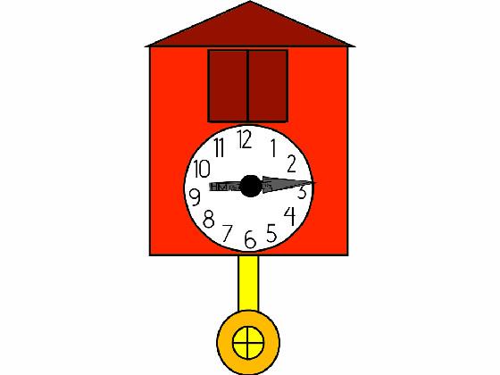 Red Cuckoo clock