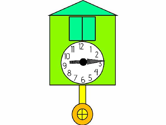 Lime Cuckoo clock