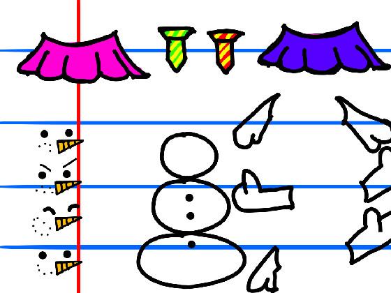 snowman dress up doodle