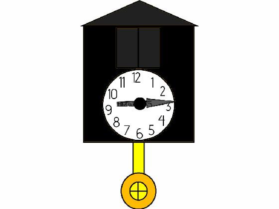 Black Cuckoo clock