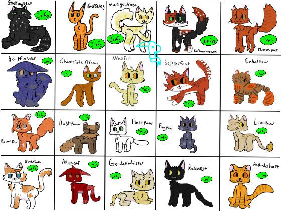 warrior cat adoptables 1