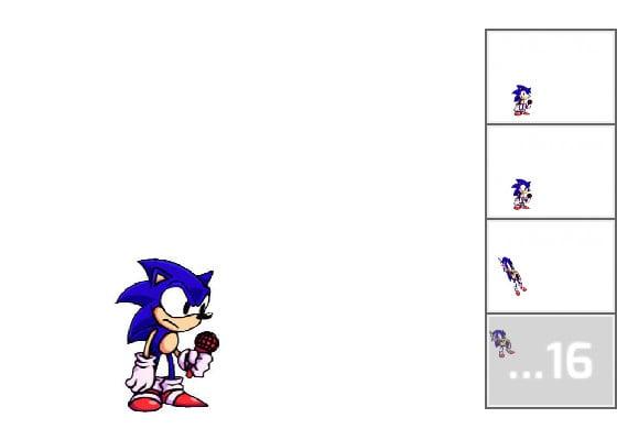 a sonic animation