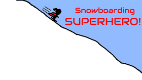 Snowboarding SUPERHERO!